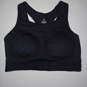 KNIX MOMENTA RACERBACK SPORTS BRA BLACK SIZE XXL+
